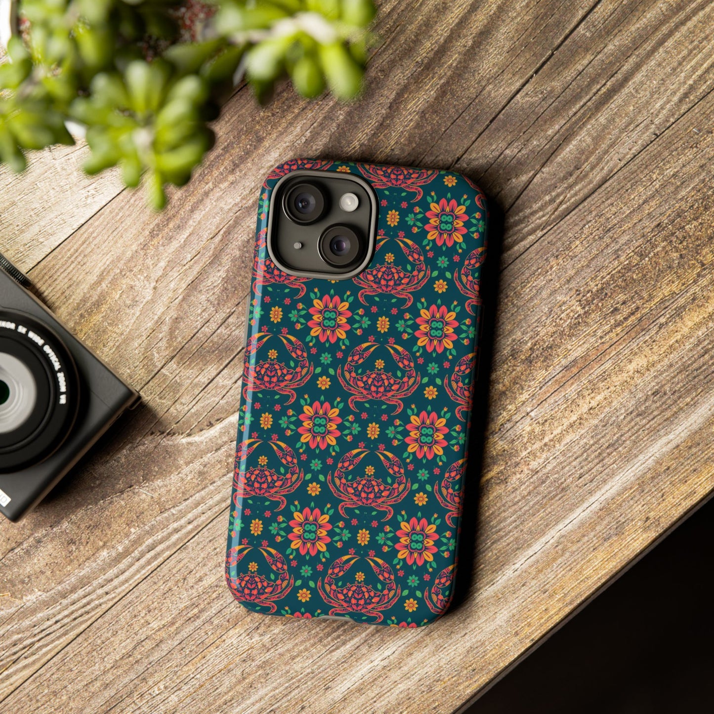 Tough Cases, Cancer, Zodiac v4, Flower Pattern