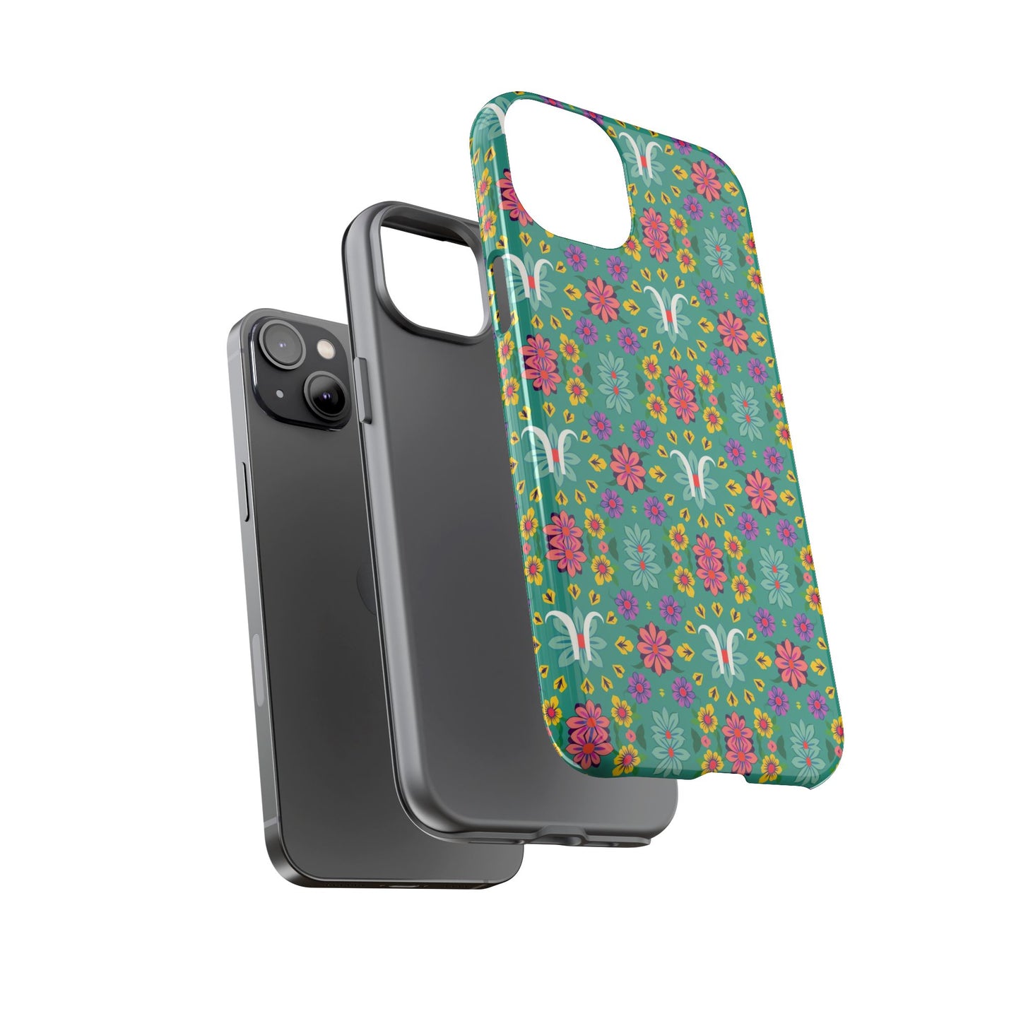 Tough Cases, Aquarius, Zodiac v4, Flower Pattern