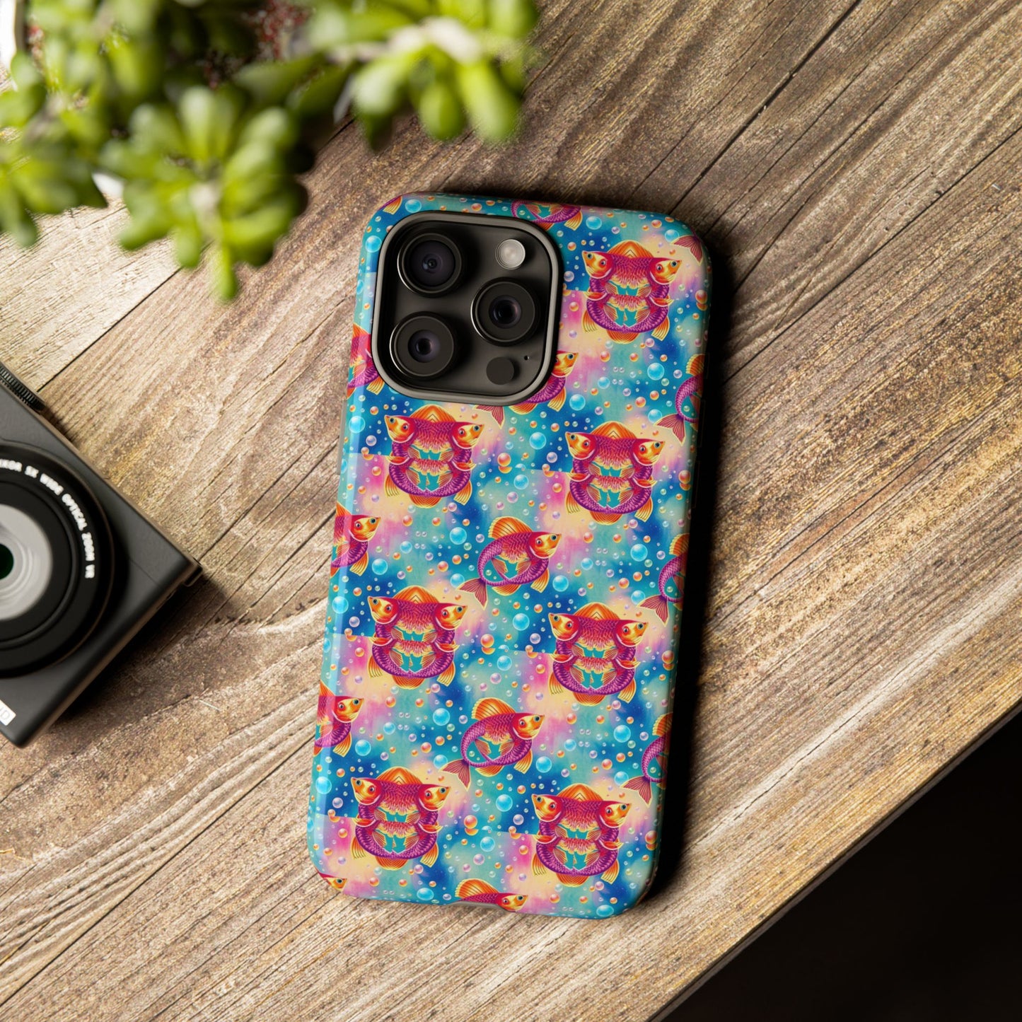 Tough Cases, Pisces, Zodiac v1, Bubble Pattern