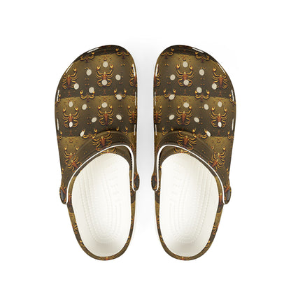 EVA Foam Rubber Shoes, (AOP), Scorpio, Zodiac, Pattern