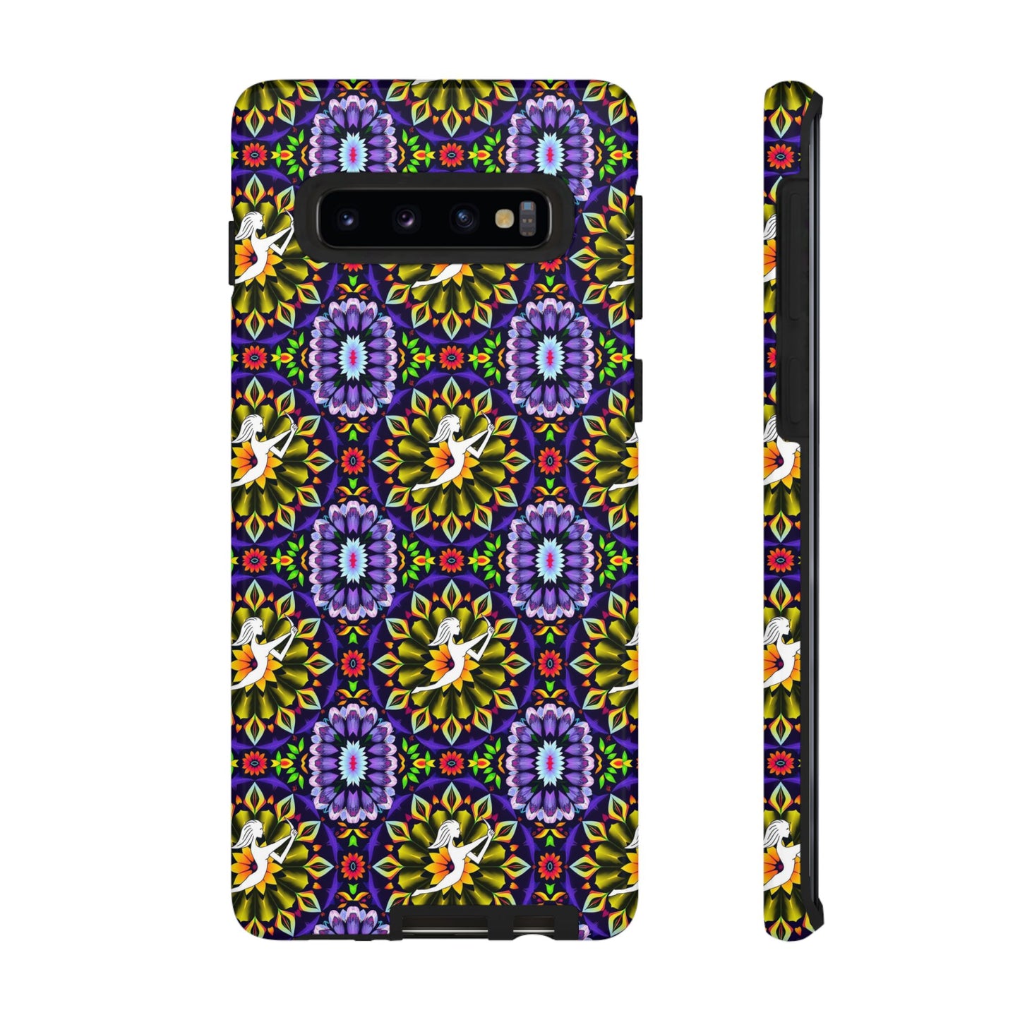 Tough Cases, Sagittarius, Zodiac v1, Flower Pattern