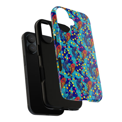 Tough Cases, Pisces, Zodiac v2, Bubble Pattern