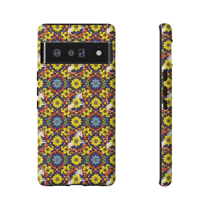 Tough Cases, Aquarius, Zodiac v3, Flower Pattern