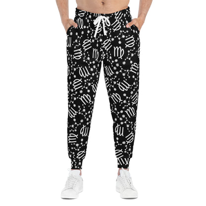 Athletic Joggers Virgo Zodiac sign (AOP)
