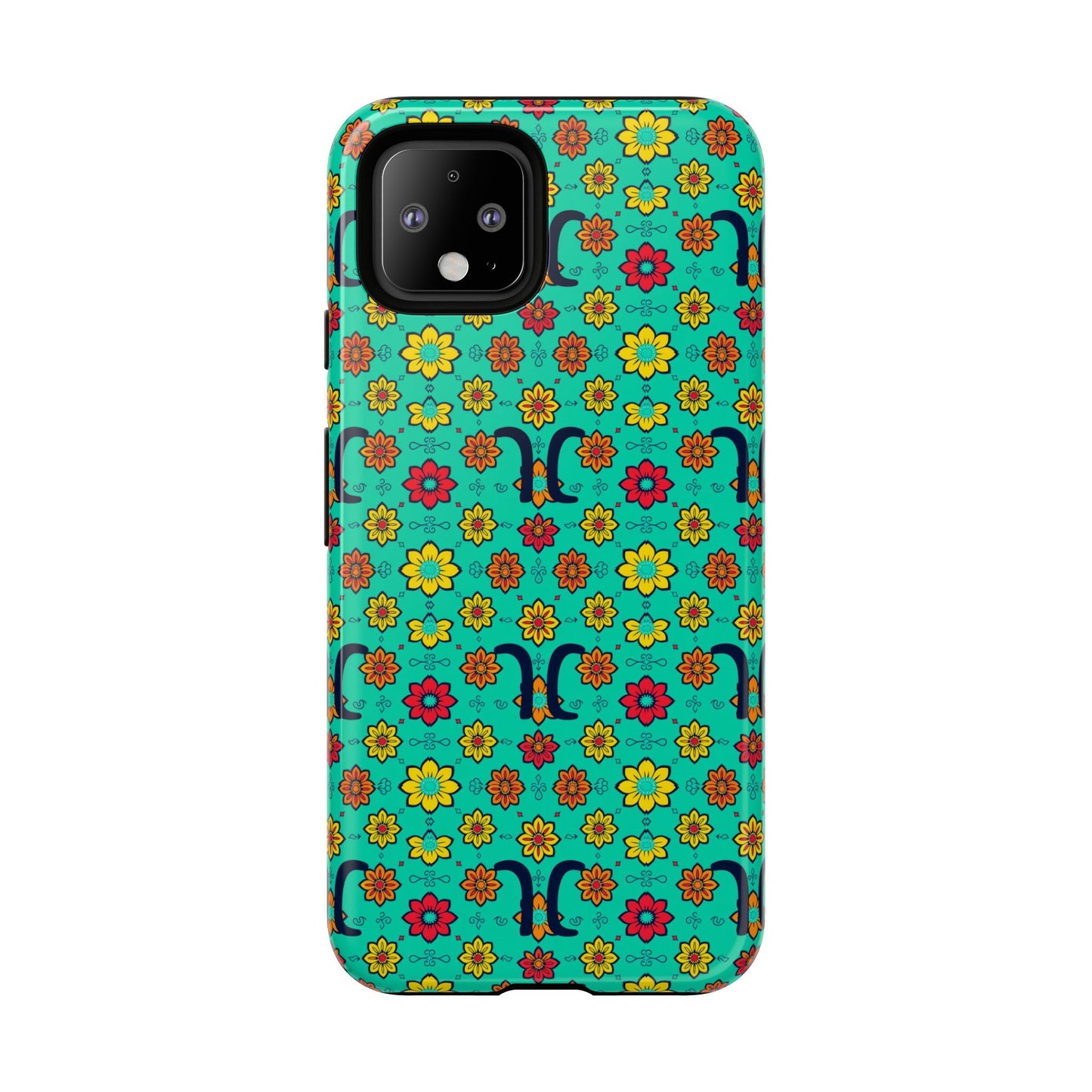 Tough Cases, Aquarius, Zodiac v2, Flower Pattern