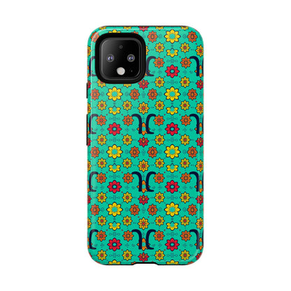 Tough Cases, Aquarius, Zodiac v2, Flower Pattern