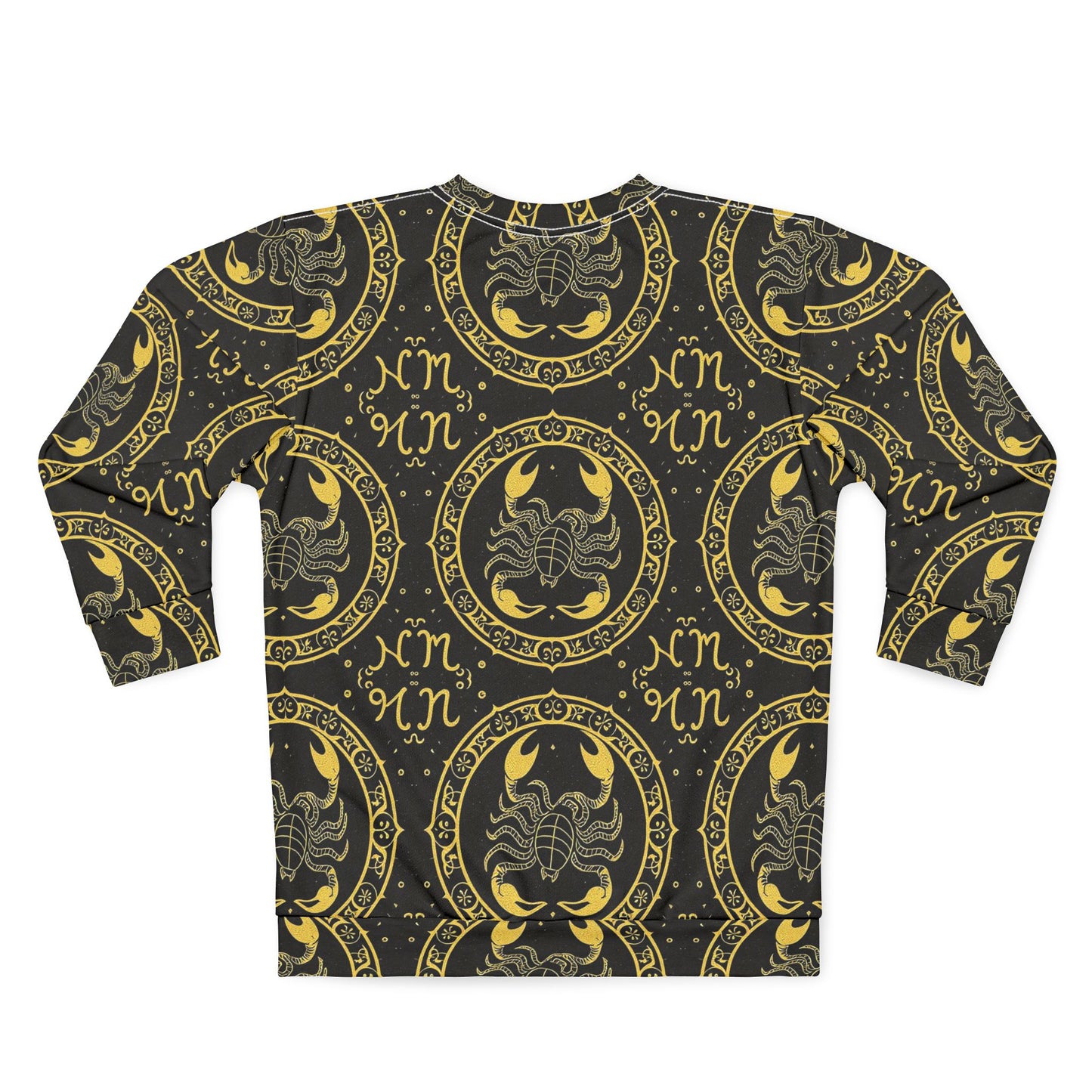 Unisex Sweatshirt, Zodiac Design, Pattern v1, Scorpio, AOP