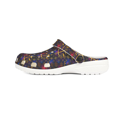 EVA Foam Rubber Shoes, (AOP), Libra, Zodiac v2, Pattern