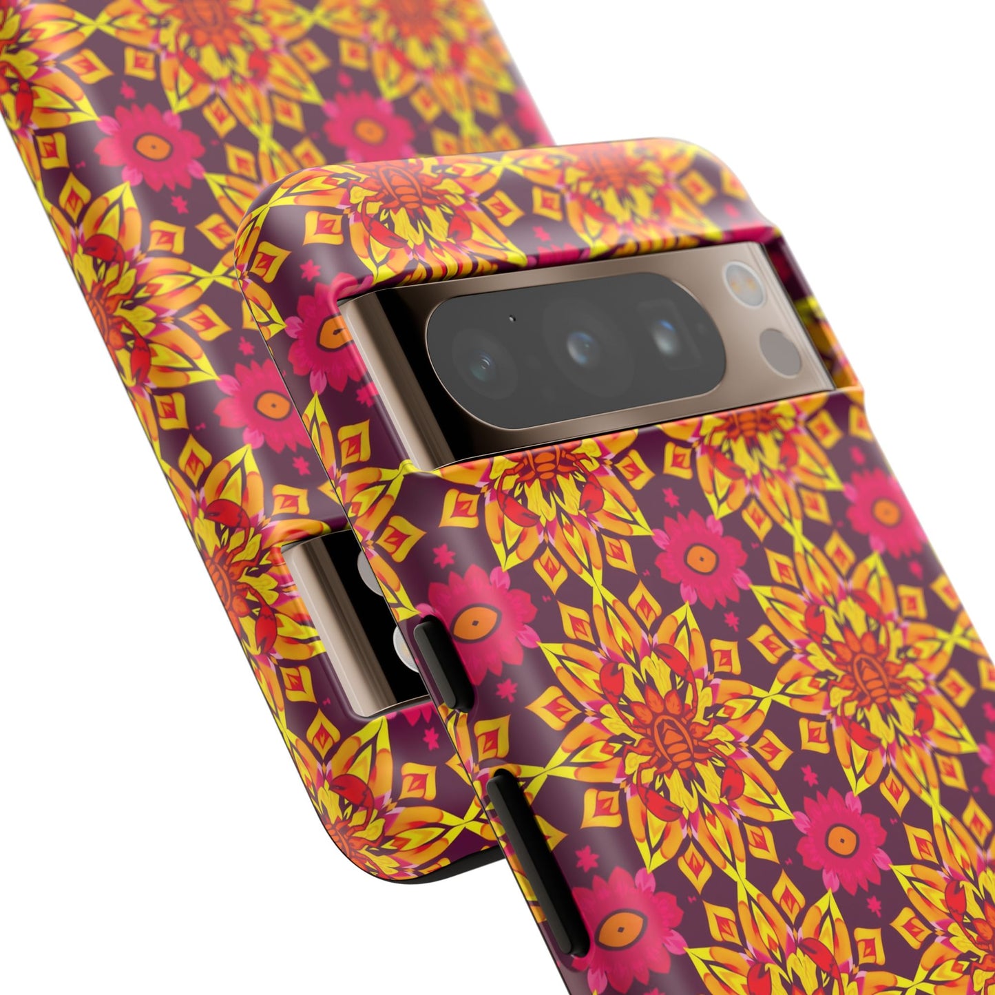 Tough Cases, Scorpio, Zodiac v1, Flower Pattern
