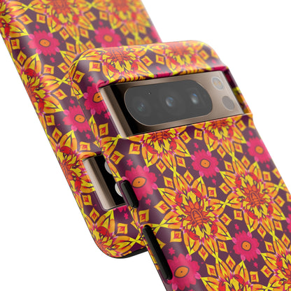 Tough Cases, Scorpio, Zodiac v1, Flower Pattern