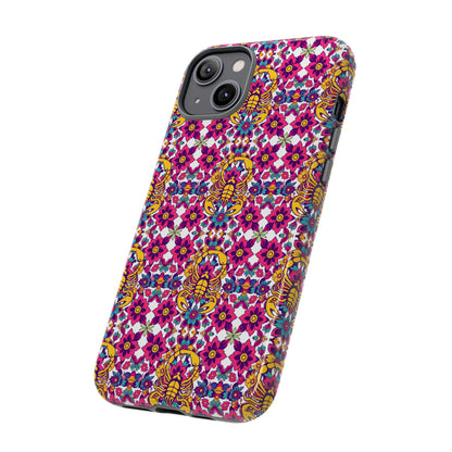 Tough Cases, Scorpio, Zodiac v2, Flower Pattern