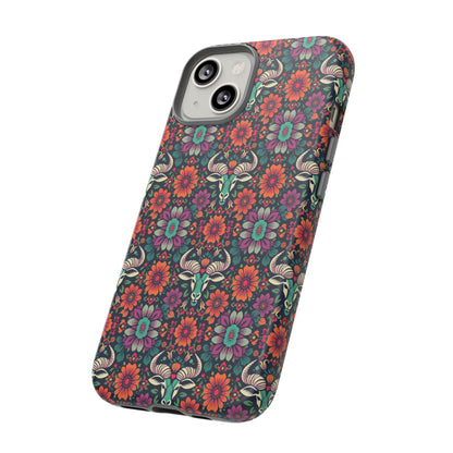 Tough Cases, Taurus, Zodiac v4, Flower Pattern
