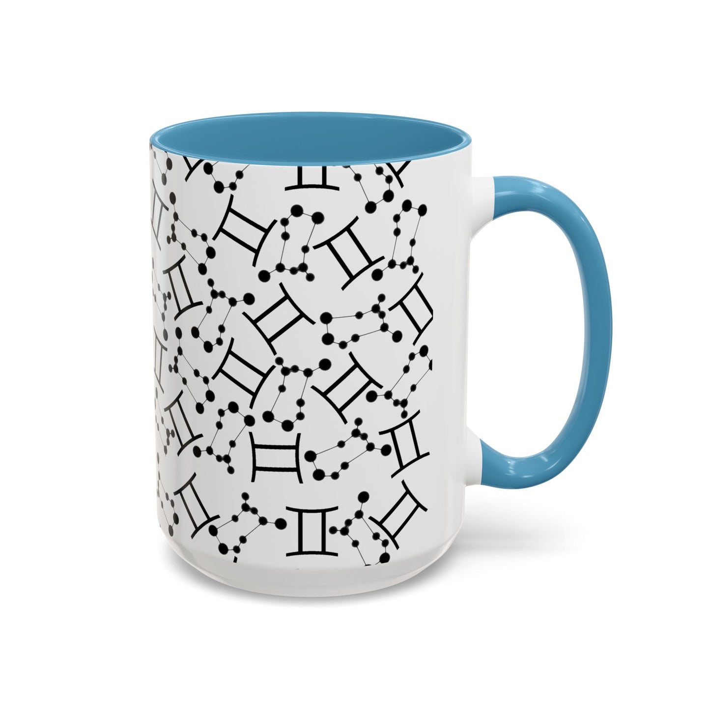 Accent Coffee Mug with the Gemini sign (11, 15oz)