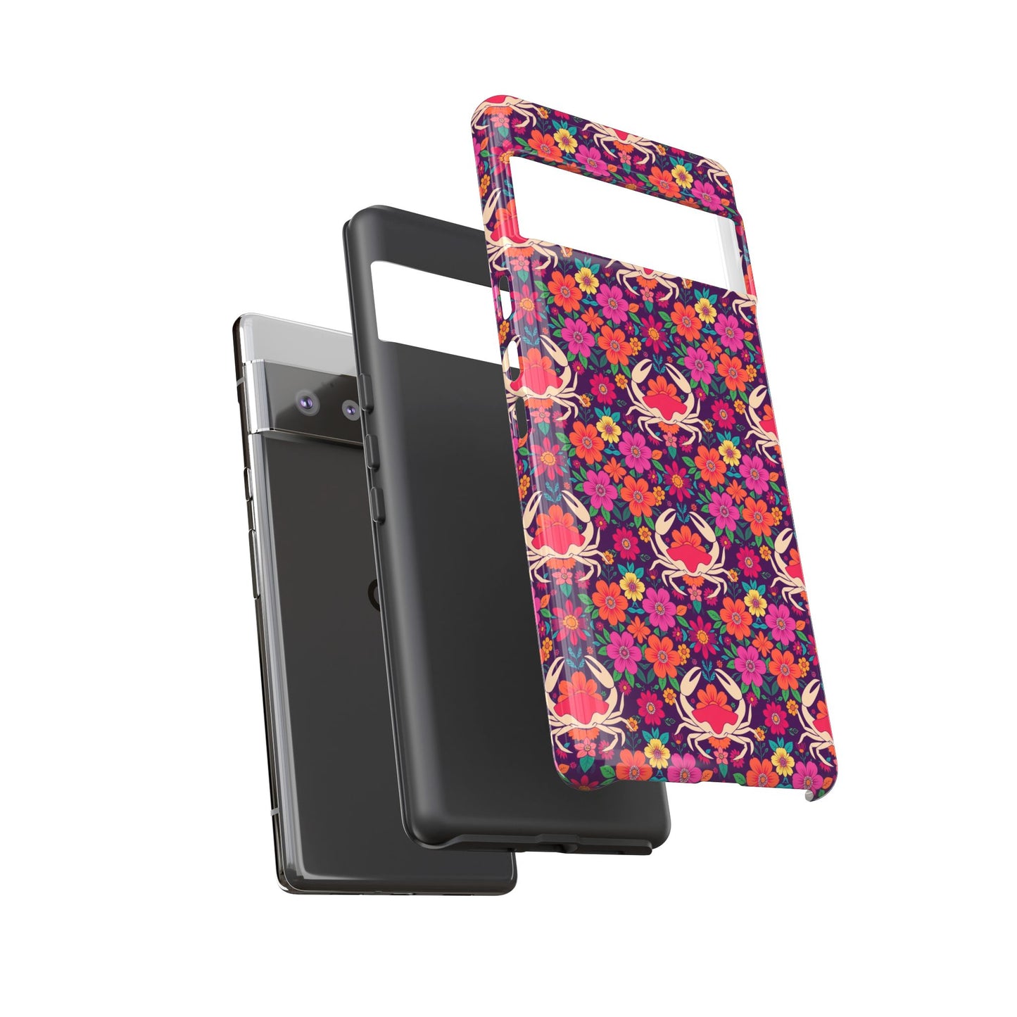 Tough Cases, Cancer, Zodiac v1, Flower Pattern