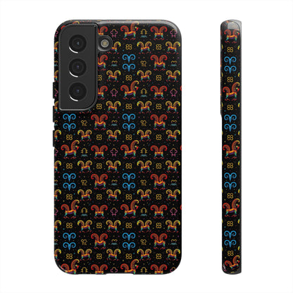 Tough Cases, Aries, Zodiac v1, Metal Pattern