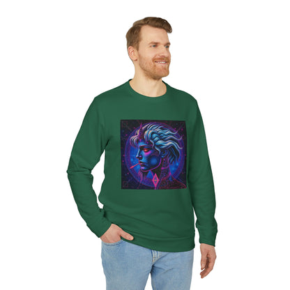 Adidas, Unisex Fleece Crewneck Sweatshirt, Gemini, Pop Art v1, Zodiac