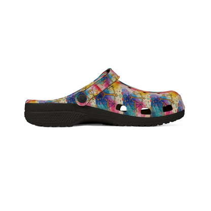 EVA Foam Rubber Shoes, (AOP), Libra, Zodiac v3, Pattern