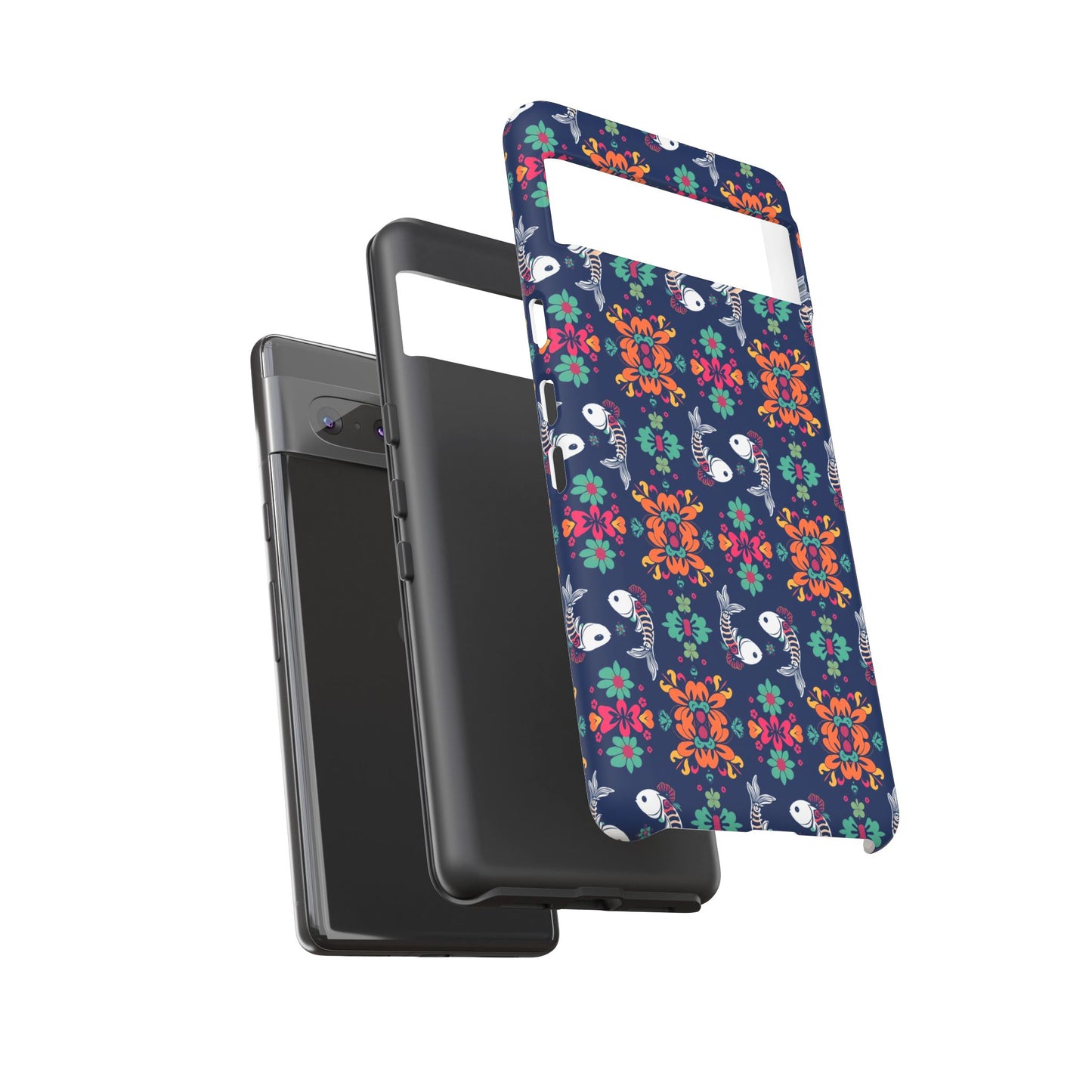 Tough Cases, Pisces, Zodiac, Flower Pattern
