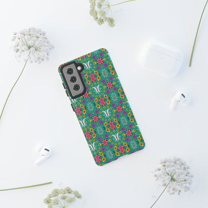 Tough Cases, Aquarius, Zodiac v4, Flower Pattern