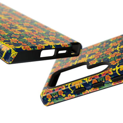 Tough Cases, Libra, Zodiac v3, Flower Pattern