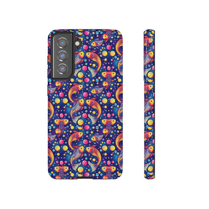 Tough Cases, Pisces, Zodiac, Bubble Pattern