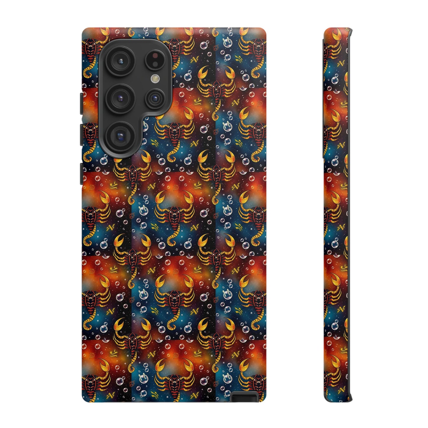 Tough Cases, Scorpio, Zodiac v2, Bubble Pattern