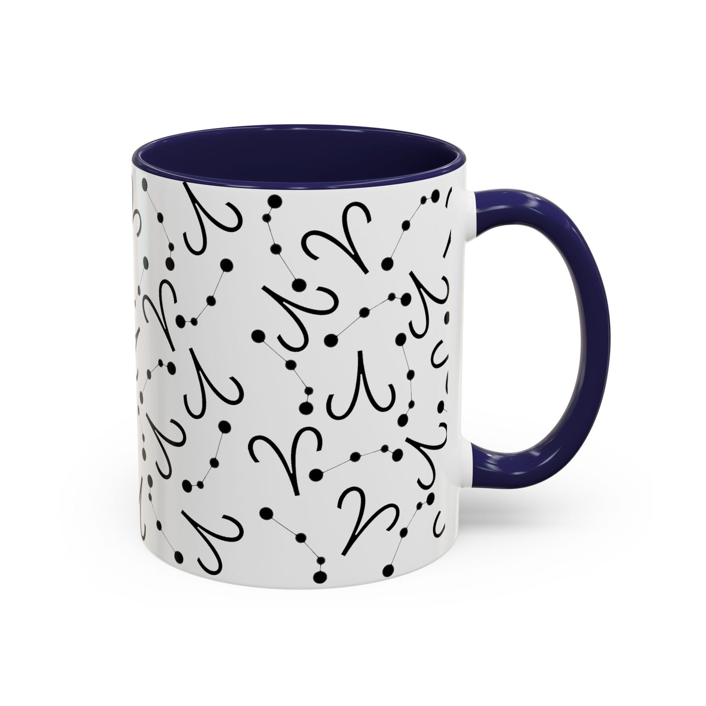 Accent Coffee Mug with the Aries sign (11, 15oz)