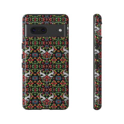Tough Cases, Taurus, Zodiac v2, Flower Pattern
