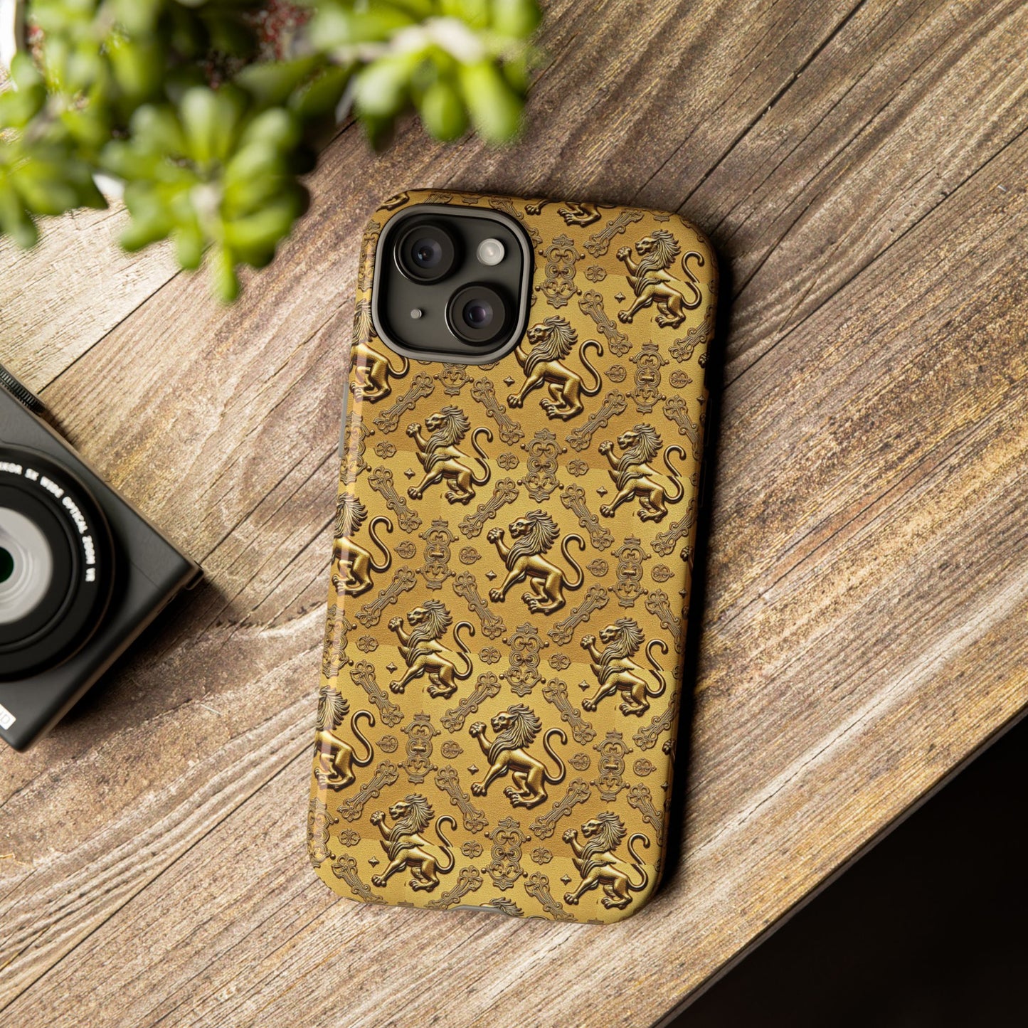 Tough Cases, Leo, Zodiac, Metal Pattern