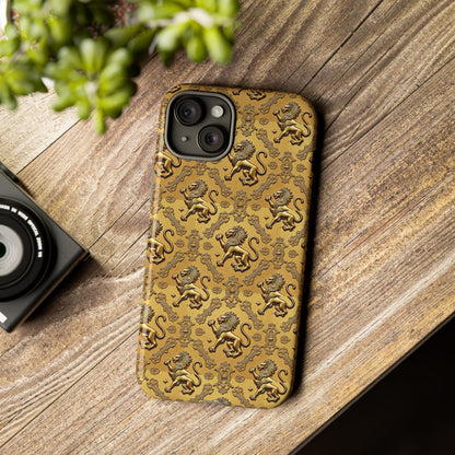 Tough Cases, Leo, Zodiac, Metal Pattern
