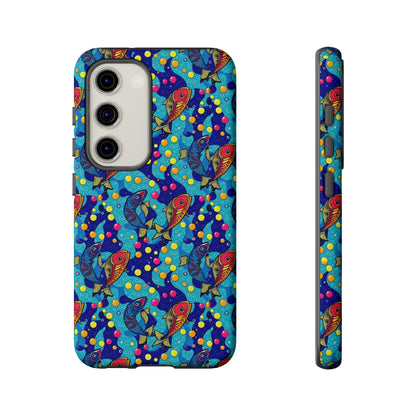 Tough Cases, Pisces, Zodiac v2, Bubble Pattern