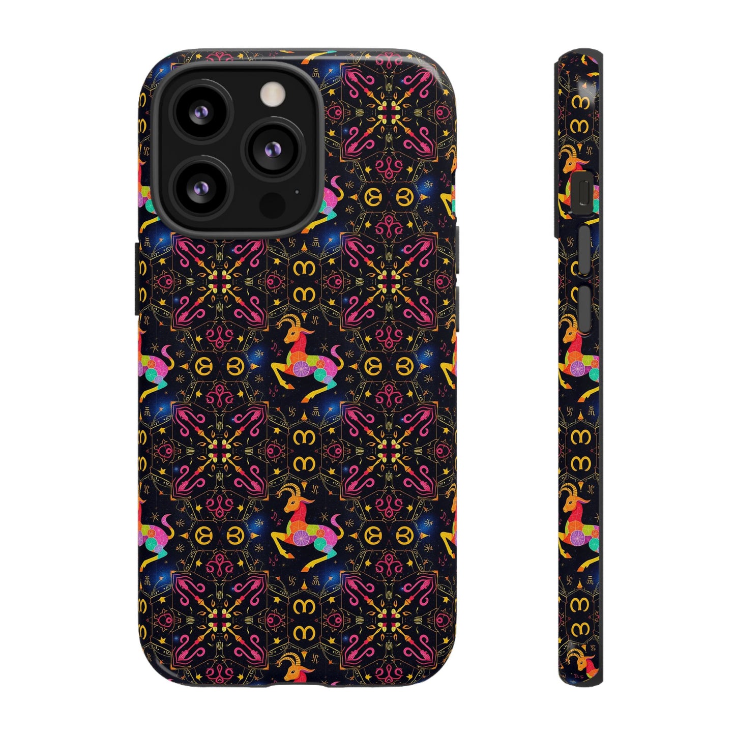 Tough Cases, Capricorn, Zodiac v2, Metal Pattern