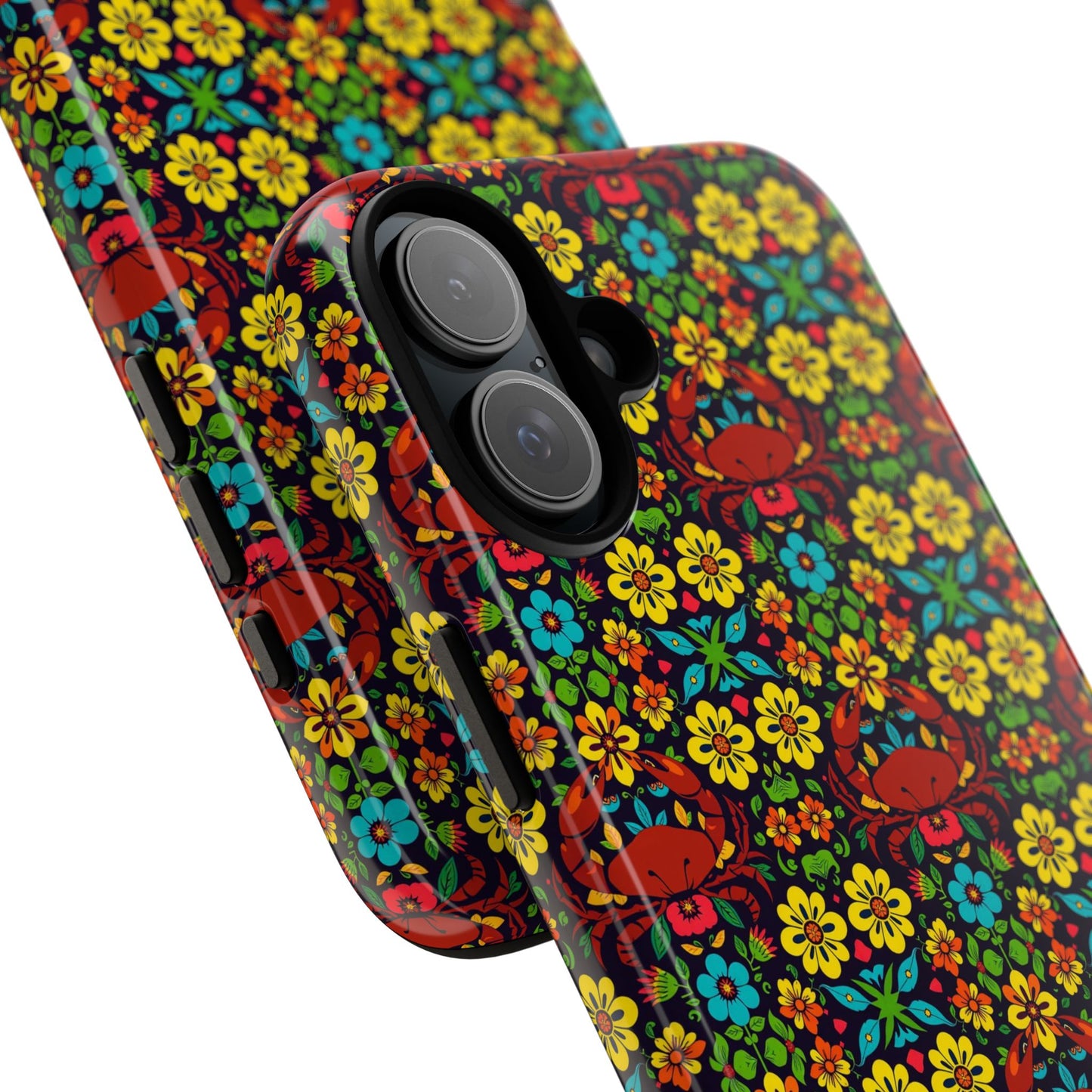 Tough Cases, Cancer, Zodiac v2, Flower Pattern