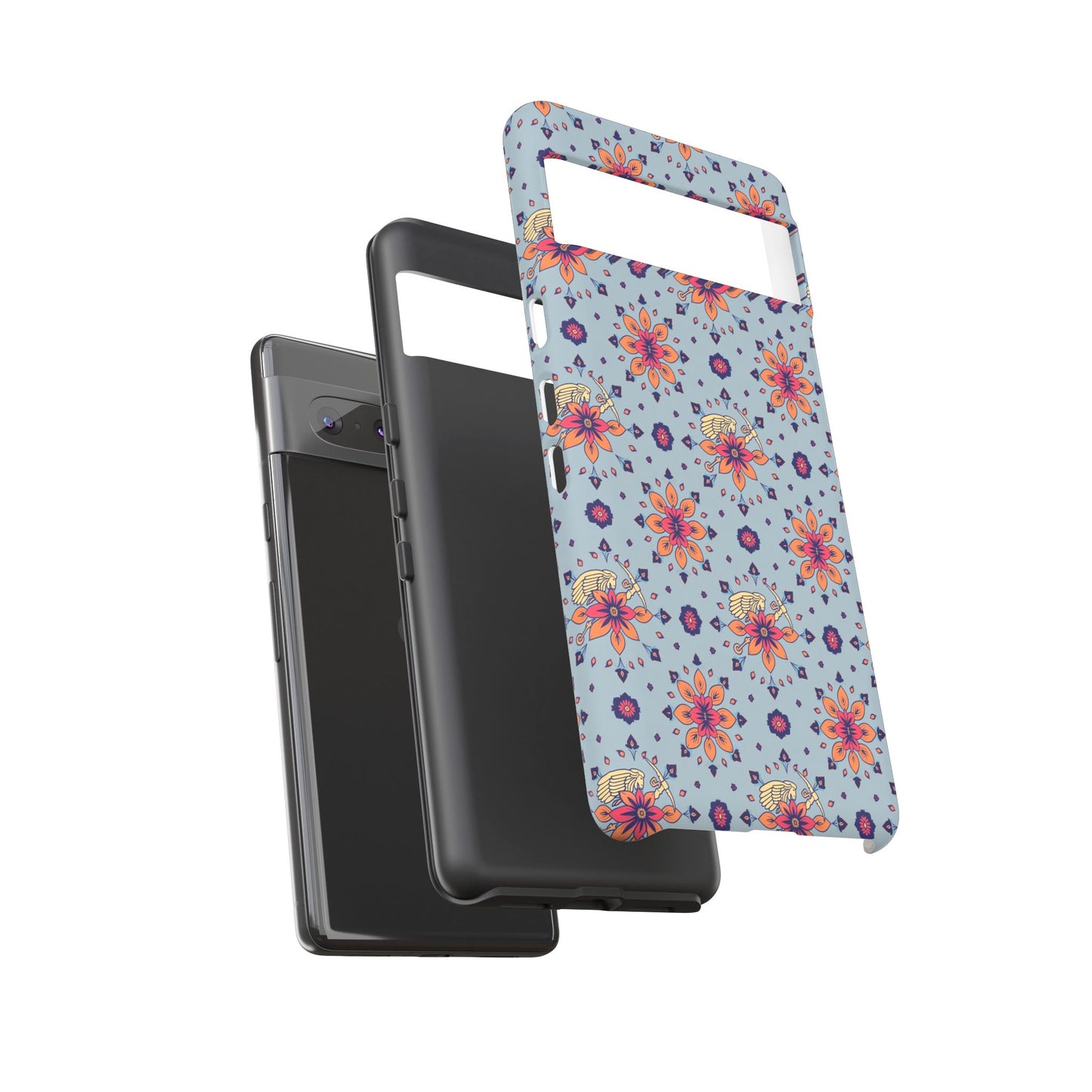 Tough Cases, Sagittarius, Zodiac v3, Flower Pattern
