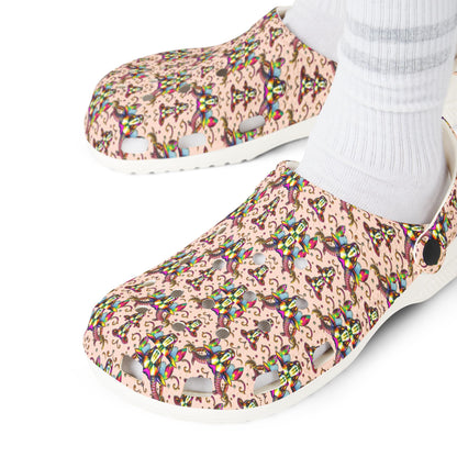 EVA Foam Rubber Shoes, (AOP), Taurus, Zodiac v1, Pattern