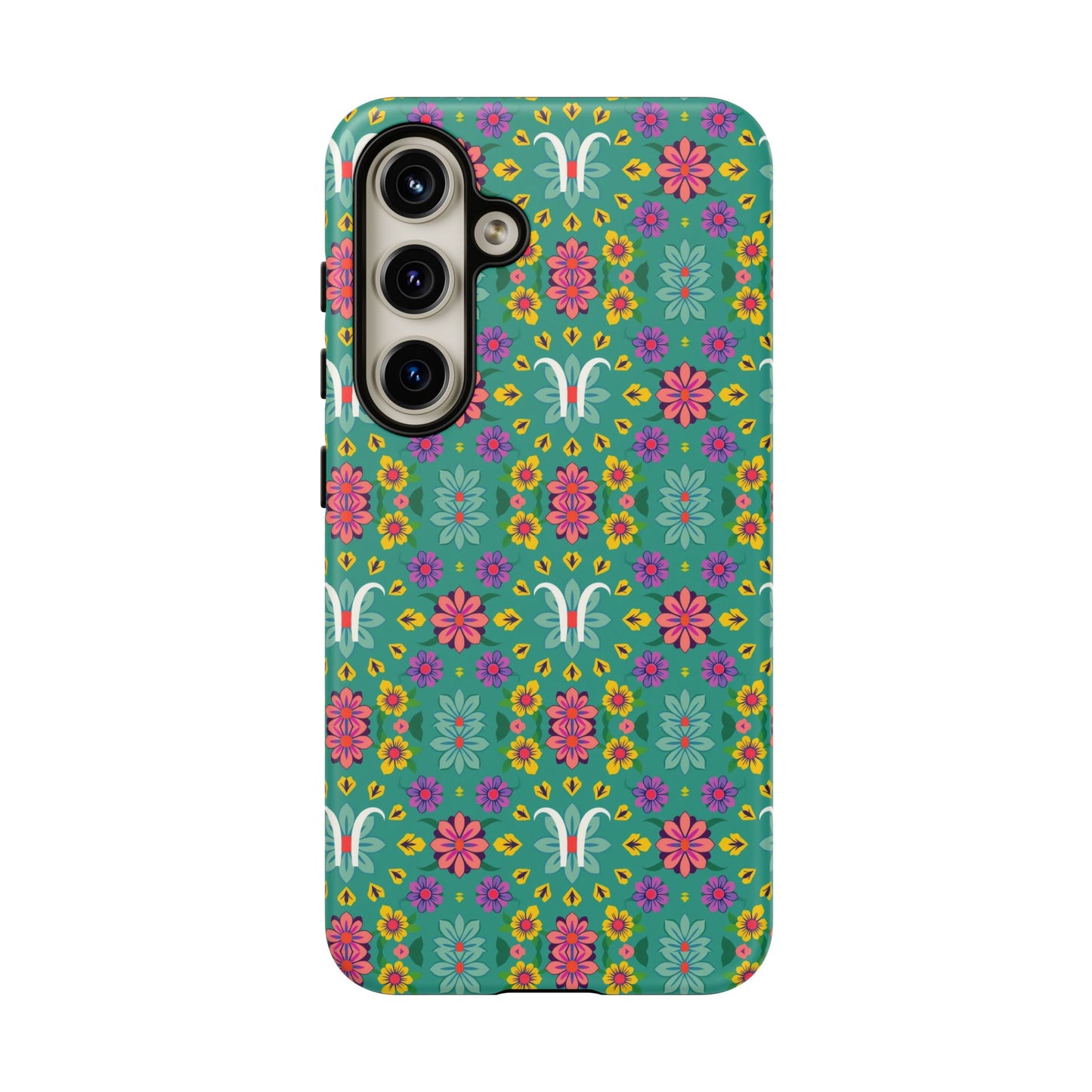 Tough Cases, Aquarius, Zodiac v4, Flower Pattern
