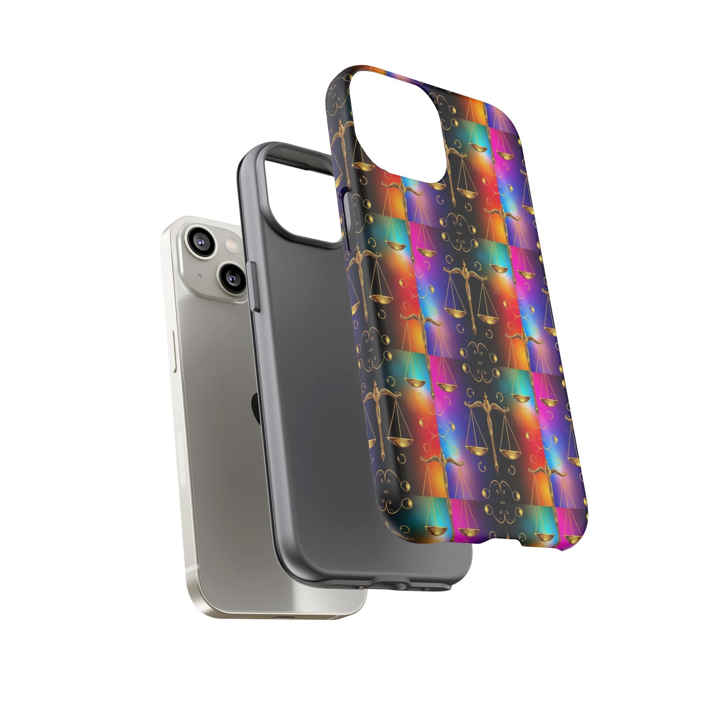 Tough Cases, Libra, Zodiac v1, Metal Pattern