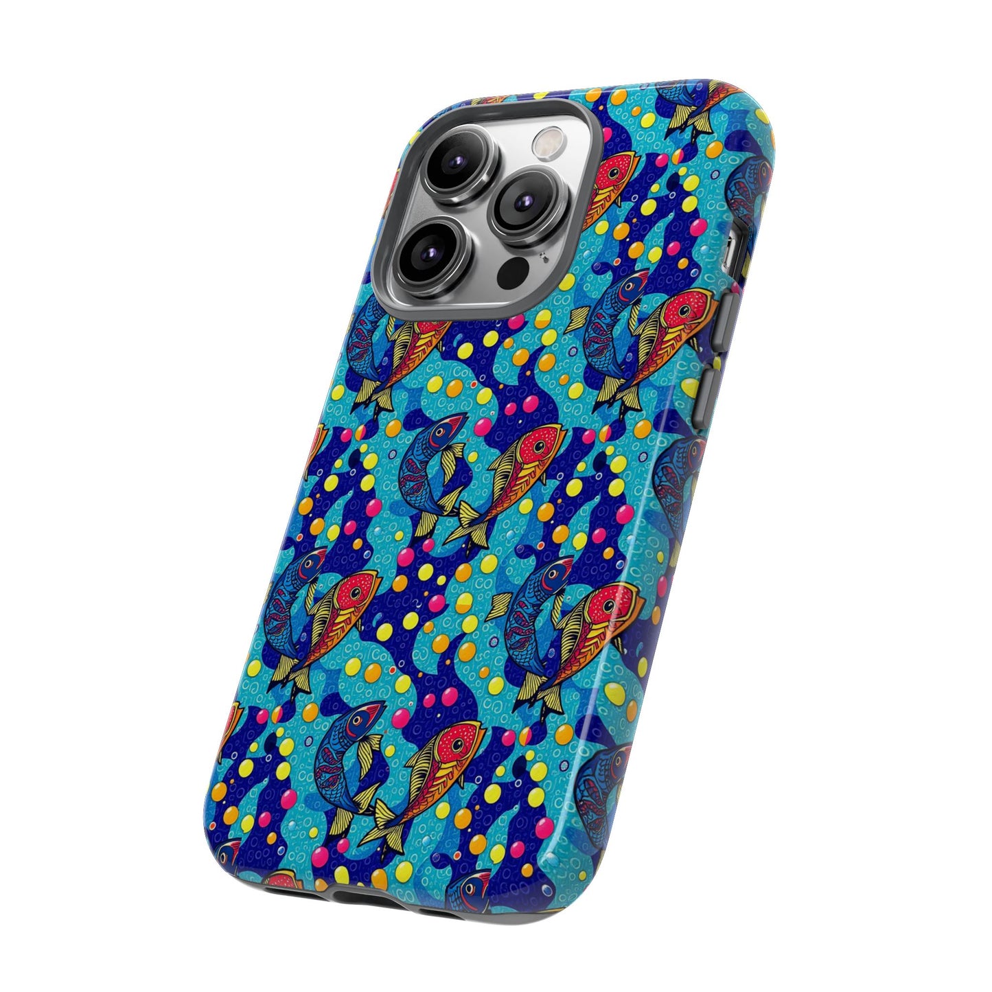 Tough Cases, Pisces, Zodiac v2, Bubble Pattern