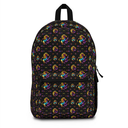Backpack, Virgo, Zodiac v1, Metal Pattern