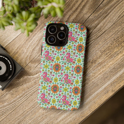 Tough Cases, Aquarius, Zodiac, Flower Pattern