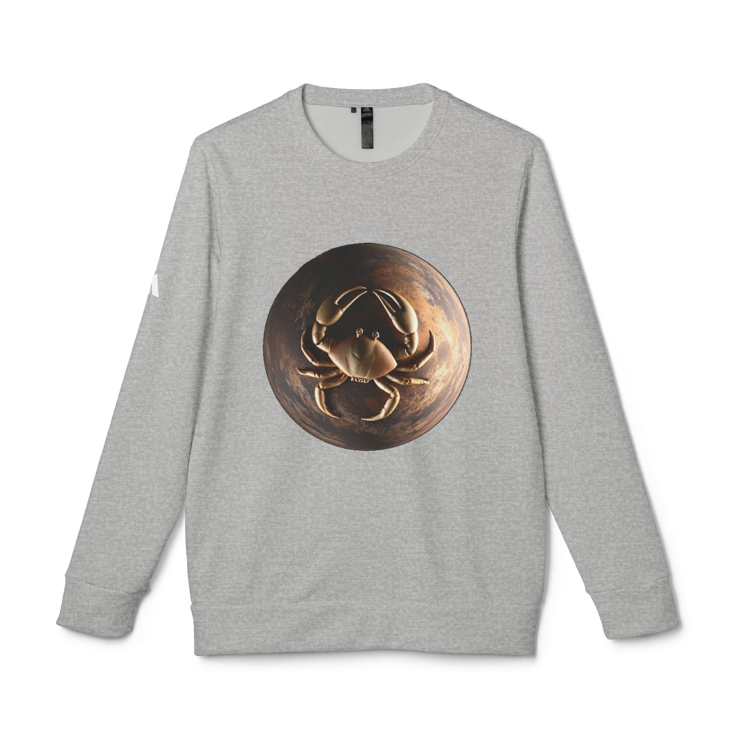 Adidas, Unisex Fleece Crewneck Sweatshirt, Cancer, Planet Animal, Zodiac