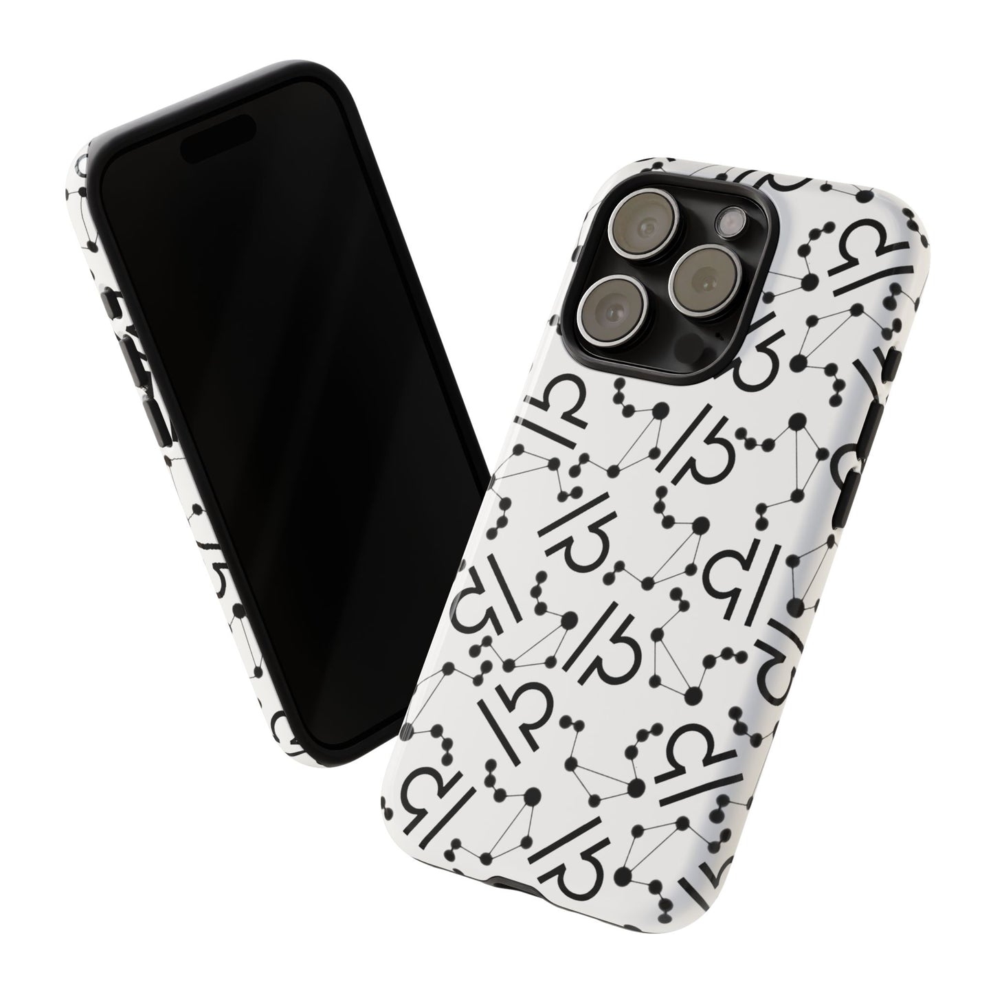 Tough Cases with the Libra Zodiac sign for iPhone, Samsung Galaxy, and Google Pixel devices