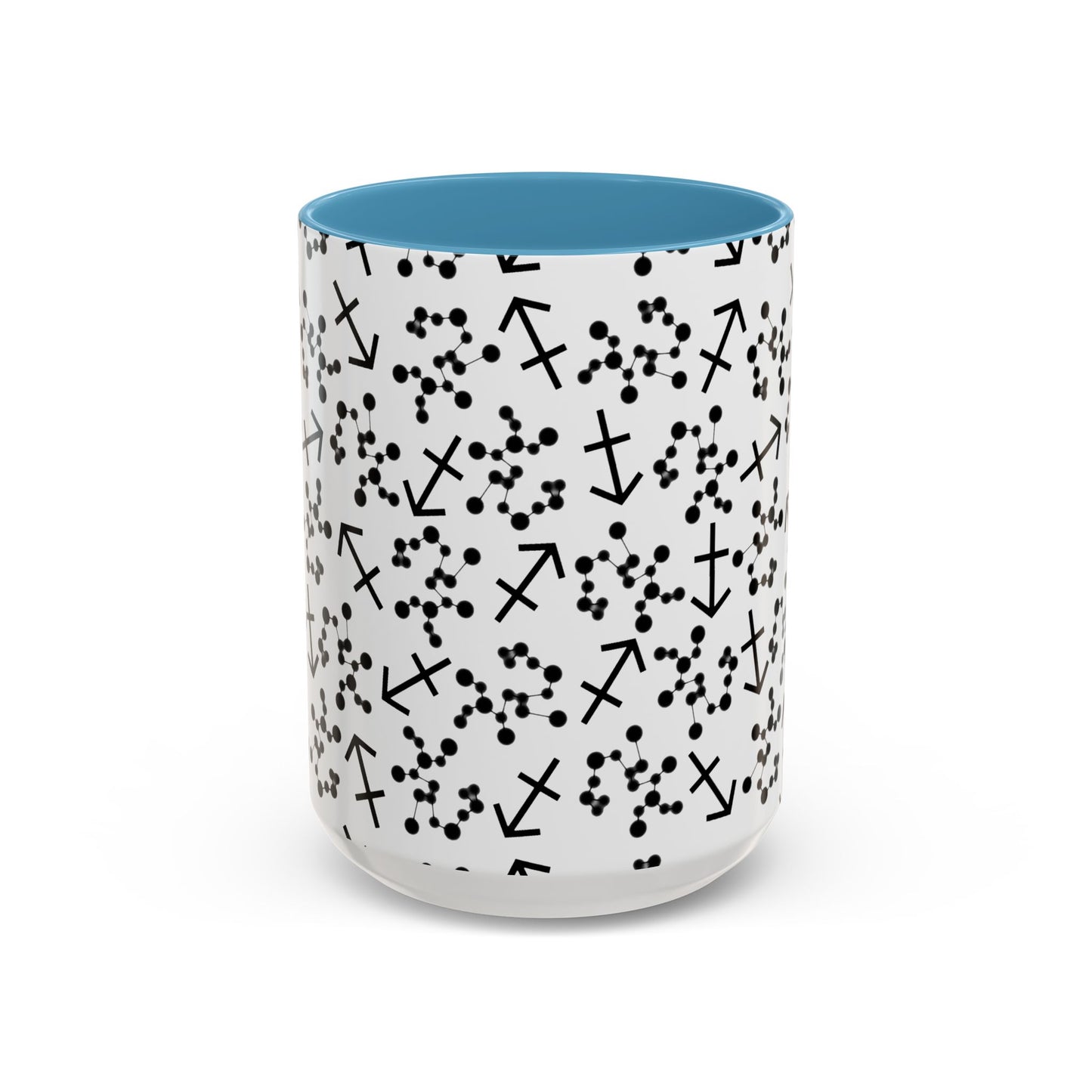 Accent Coffee Mug with the Sagittarius sign (11, 15oz)
