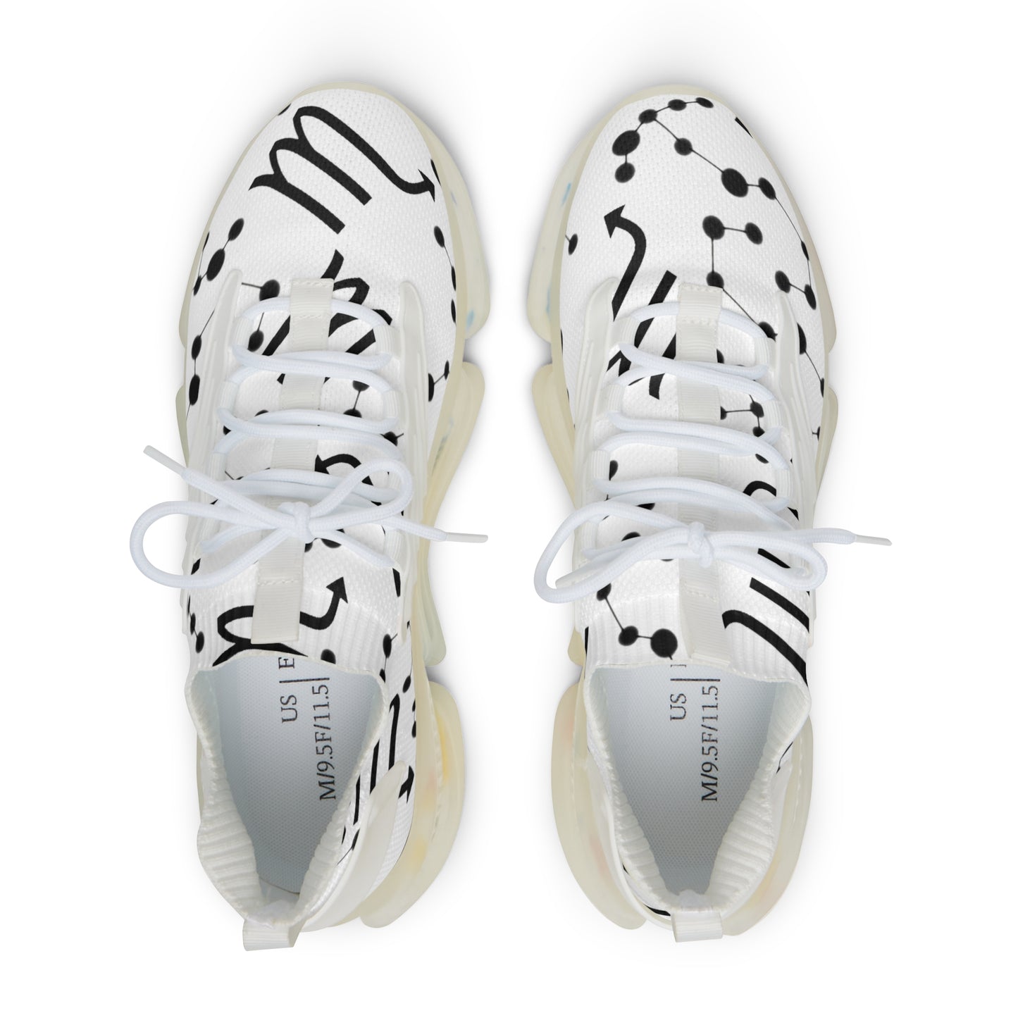 Men's Mesh Sneakers, Scorpio Zodiac Sign, all over print