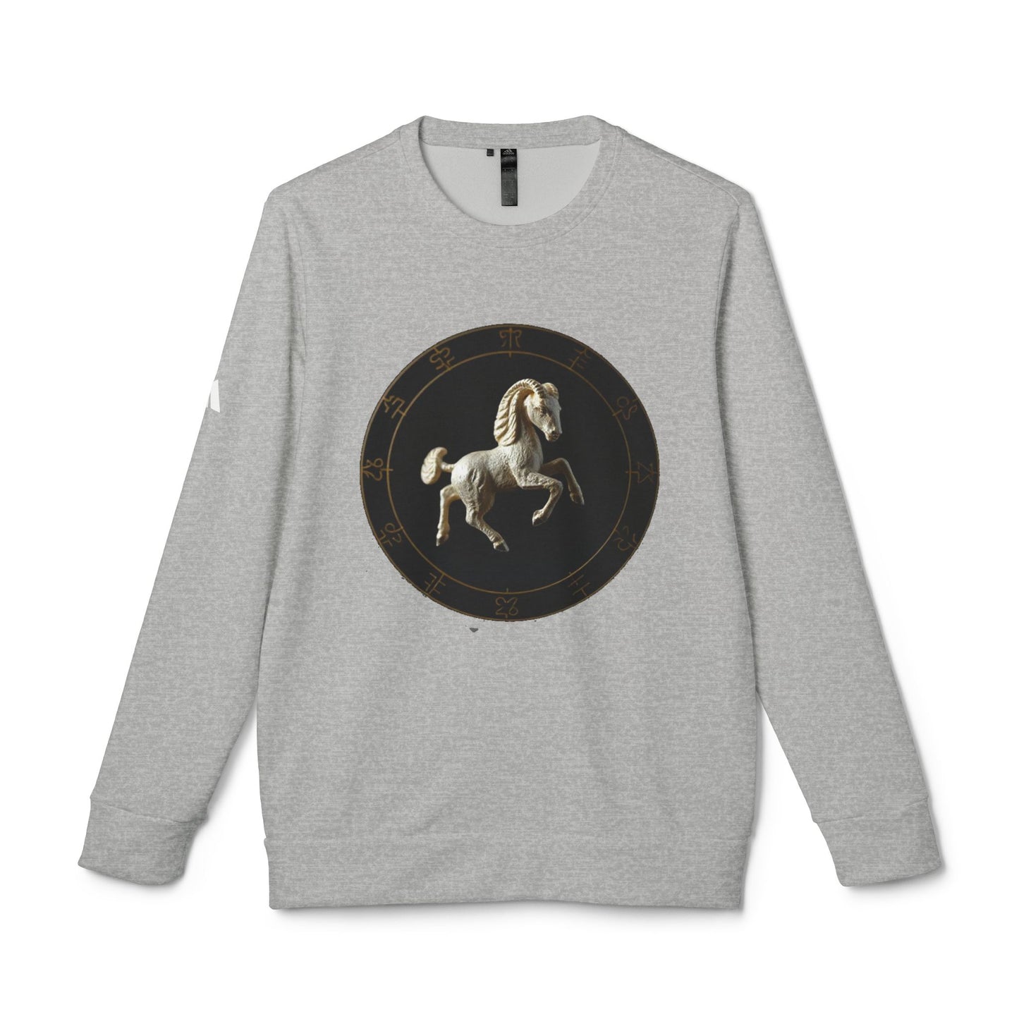 Adidas, Unisex Fleece Crewneck Sweatshirt, Capricorn, Space Animal, Zodiac
