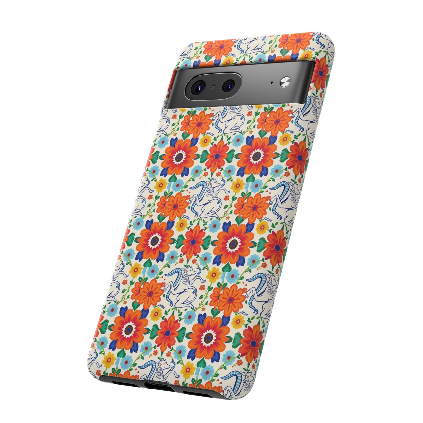 Tough Cases, Virgo, Zodiac v4, Flower Pattern