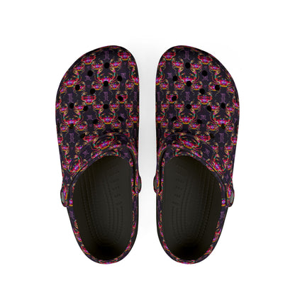 EVA Foam Rubber Shoes, (AOP), Cancer, Zodiac v4, Pattern
