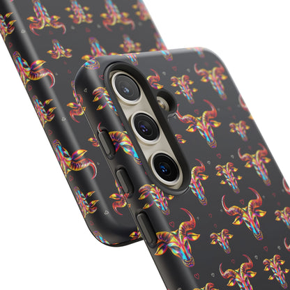 Tough Cases, Taurus, Zodiac, Metal Pattern