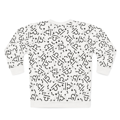 Zodiac AOP Unisex Sweatshirt Libra Zodiac Sign