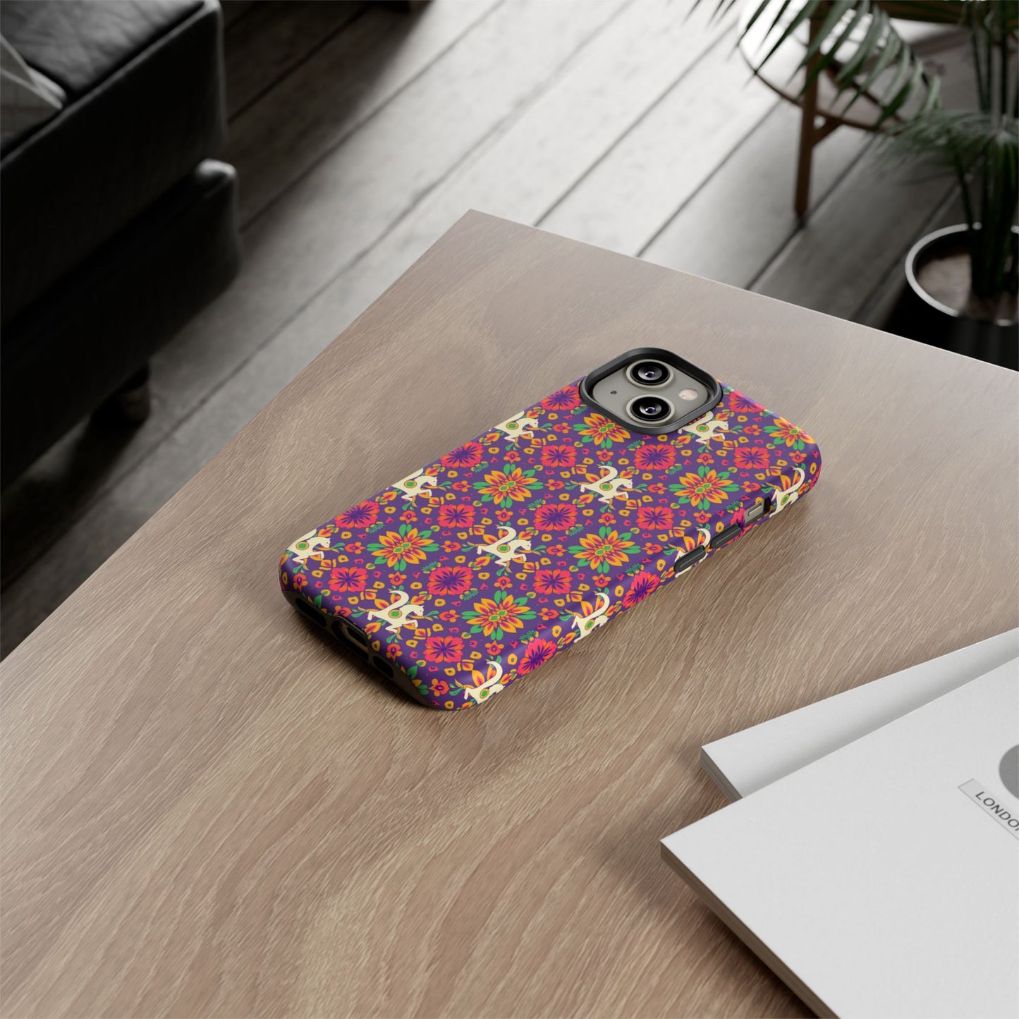 Tough Cases, Aquarius, Zodiac v1, Flower Pattern